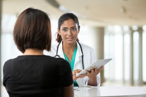 physician listening